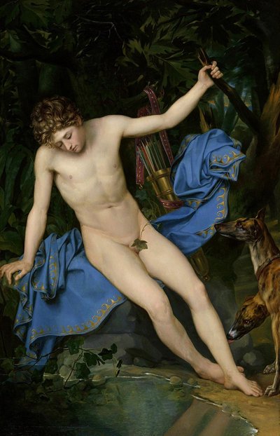 Narcissus by Joseph Dionysius Odevaere